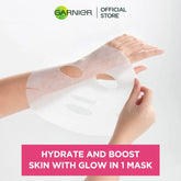 Garnier Facial Mask Hyaluronic Acid & Grape Seed Extract, Hydra Bomb - 28g